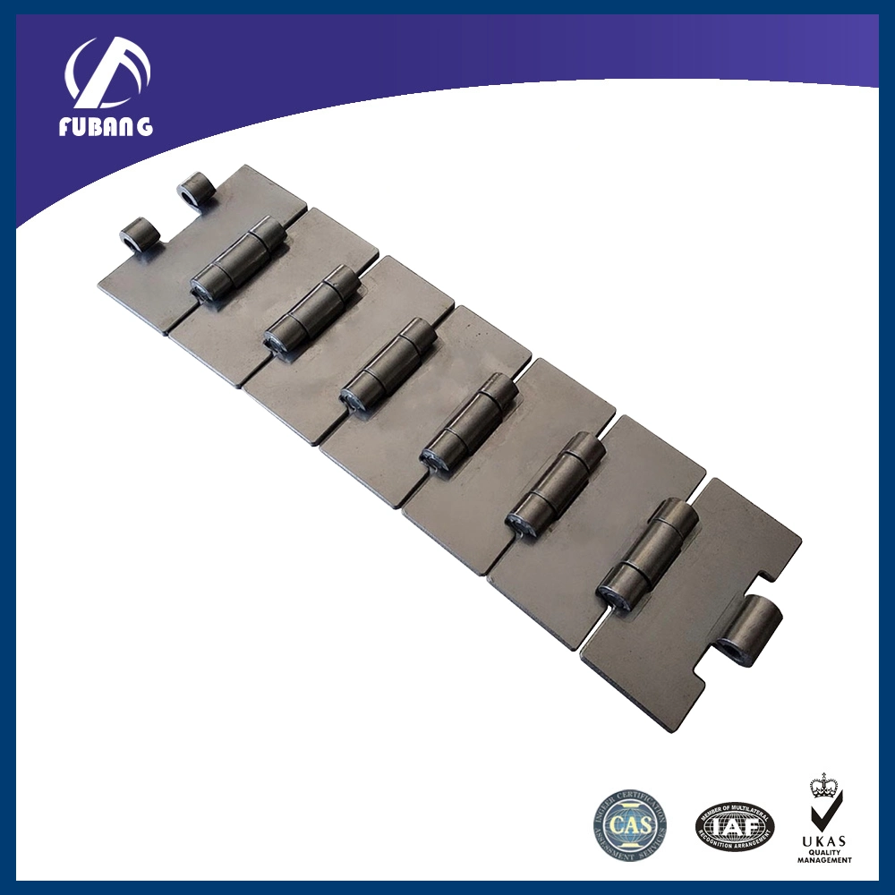 Heavy Duty Stainless Steel Flat Top Straight Run Conveyor Chain