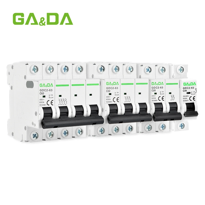 Gada 230V 400V 4 Pole Air MCB-Leistungsschalter