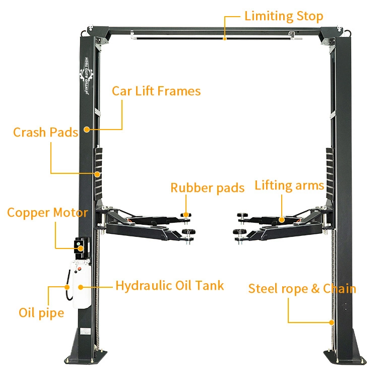 Manufactures Supplies Post Car Lift Auto with CE