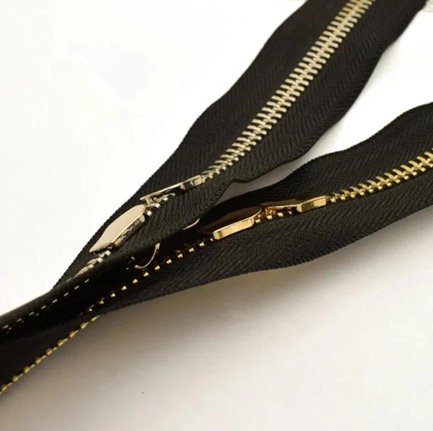 Wholesale/Supplier Price Custom Zip, Fancy Rose Gold Metal Zippers