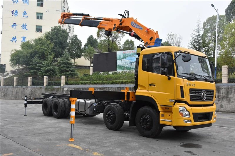 HBQZ Mobile Hydraulic Knuckle Boom Truck Mounted Offroad Crane (SQ330ZB4)