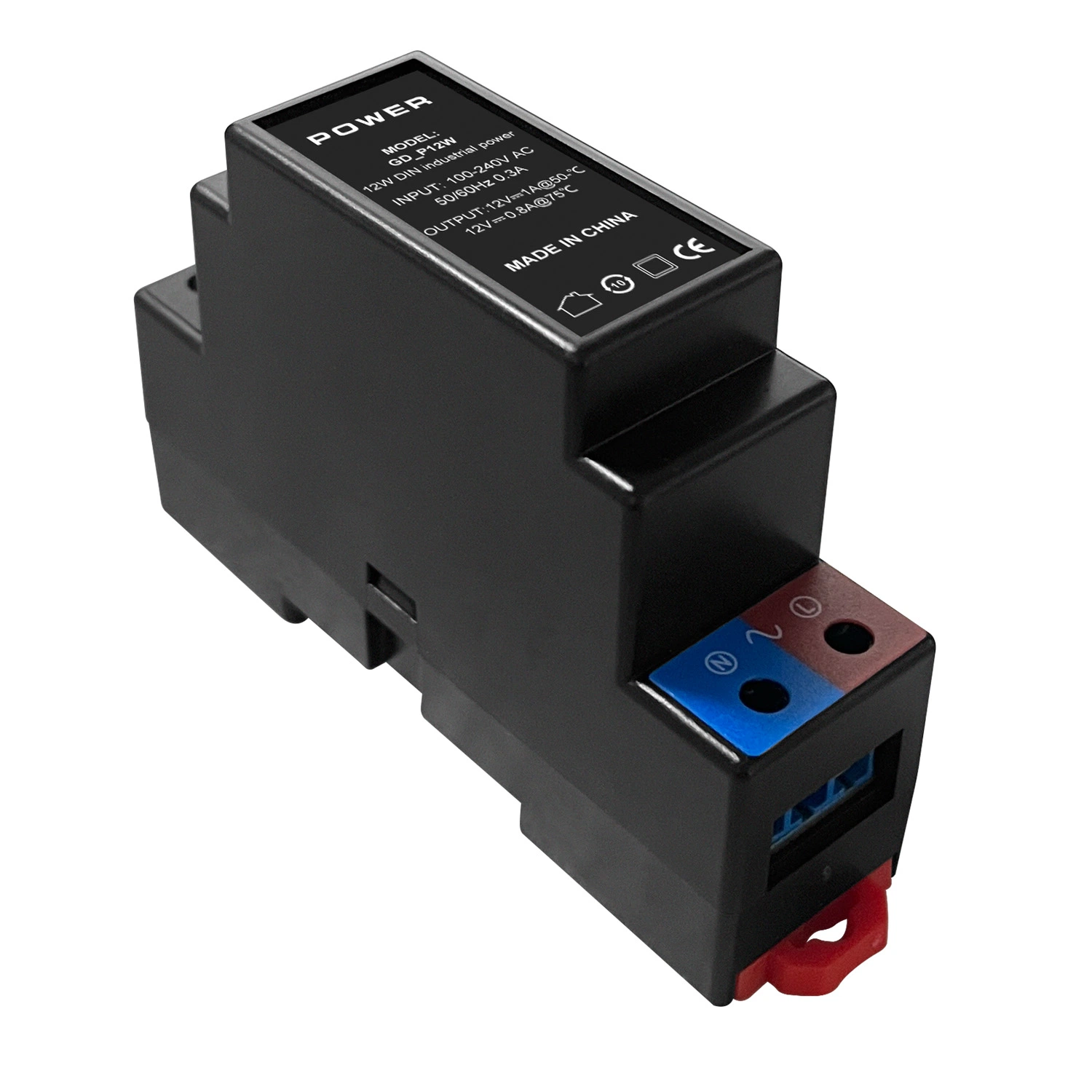 12V 1A Industrial DC Power Adapter