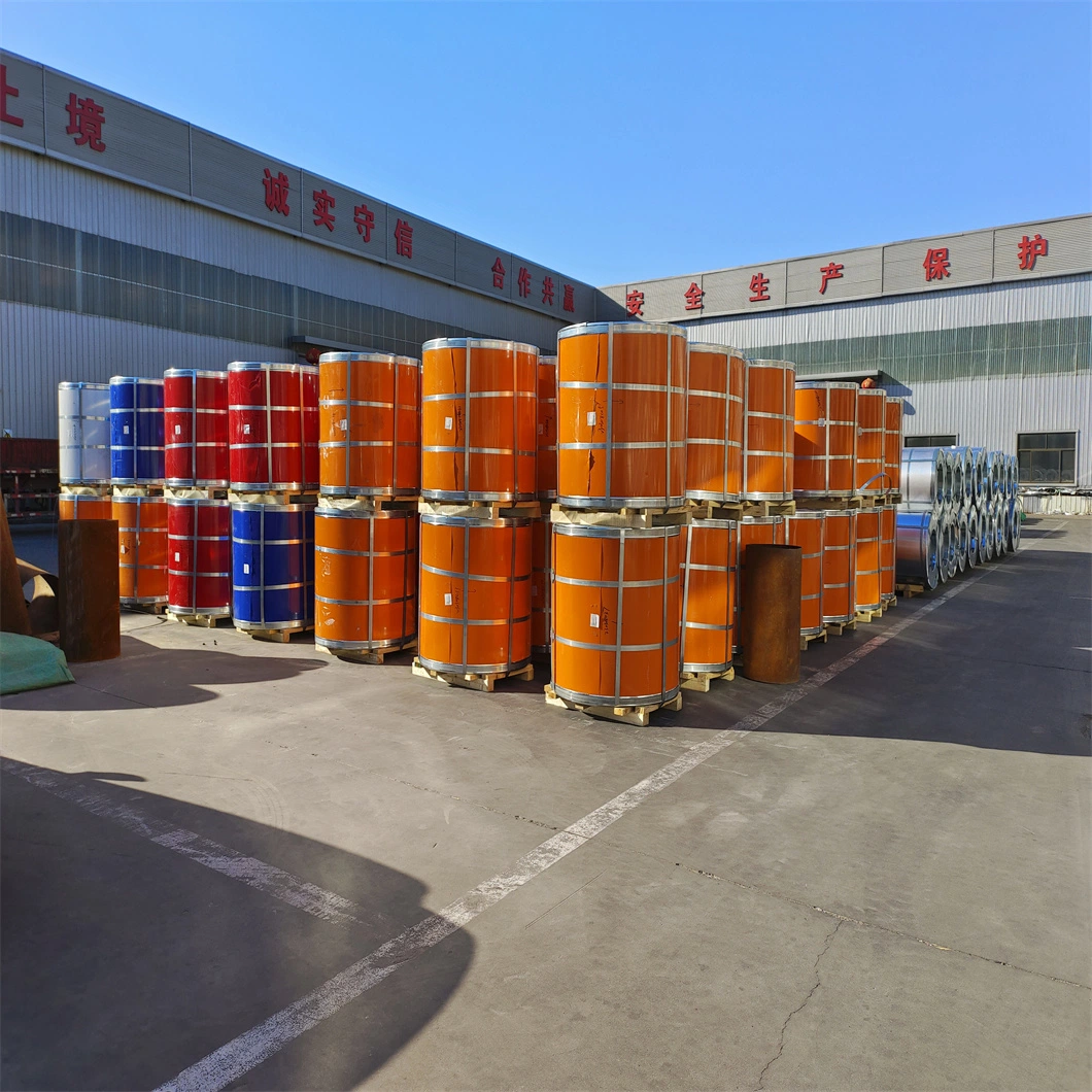 PPGI PPGL Corrugated Steel Sheet Prepainted Galvanized Steel Roll for Corrugated Metal Roofing Coil/Sheet Coated Steel Coil Ral Color