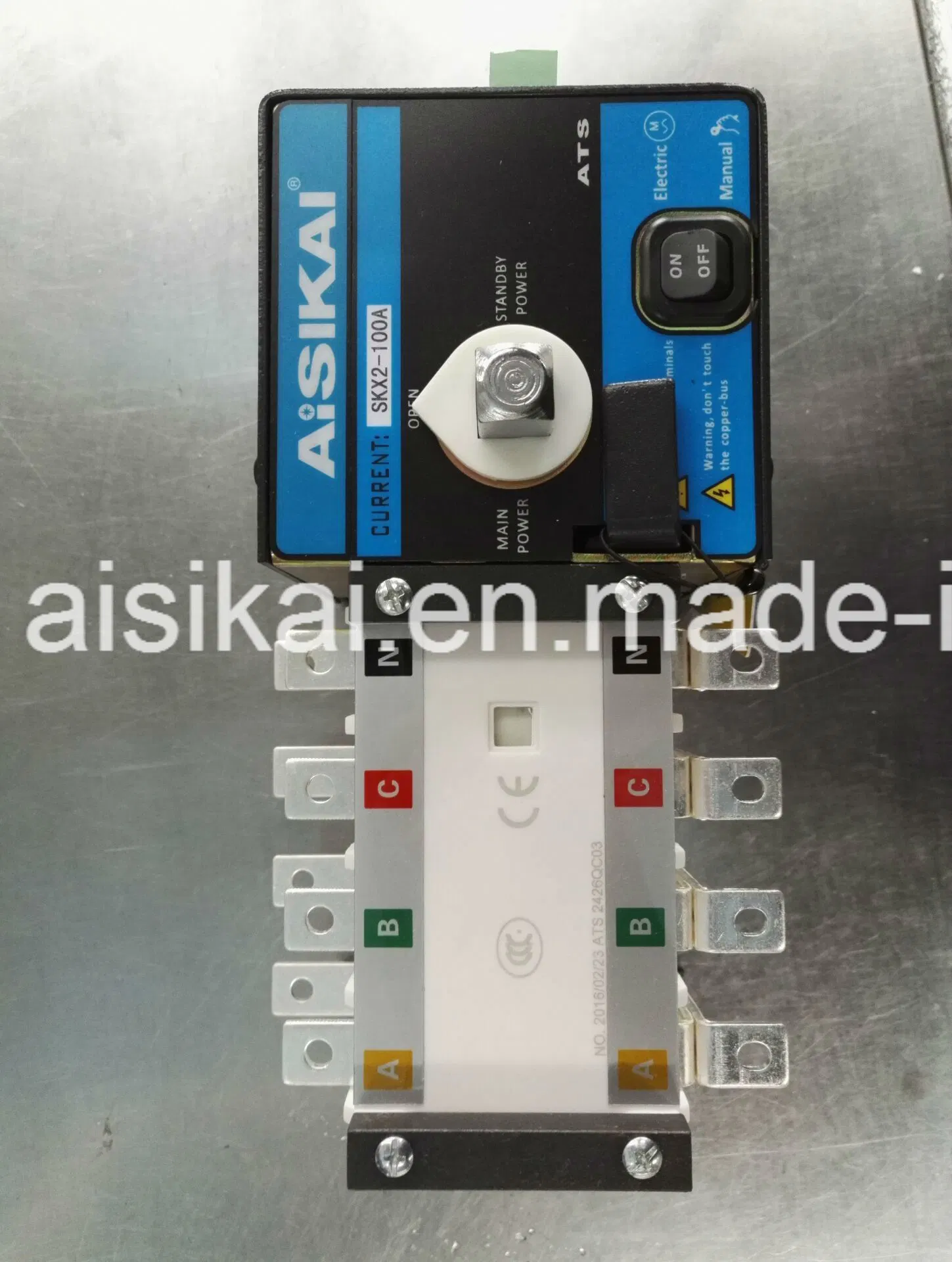 Auto Transfer 100A 3poles Low Voltage Electric Switch