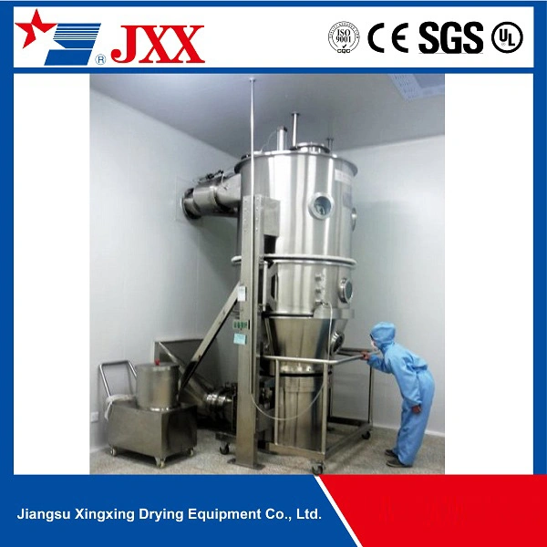 Fluid Bed Dryer for Pharmaceutical Food Chemical Solid Drinks Instant Coffee Pesticides Collagen Soybean Protein Gluten