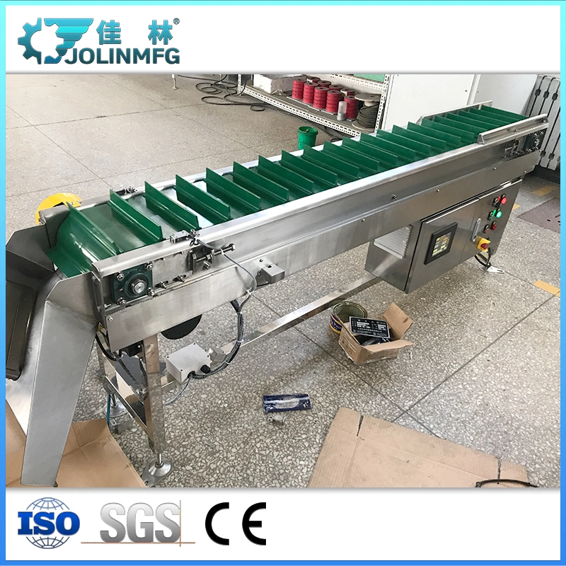 Stainless Steel Frame White Food Belt Conveyor for Food Transportation