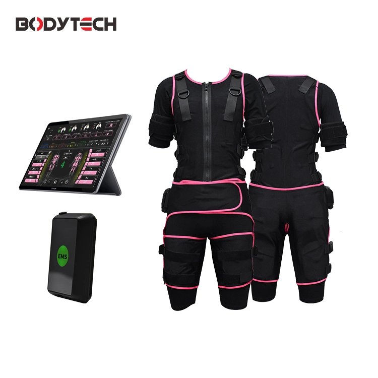 Bodytech Work on Multiple Muscle Groups EMS Aesthetic Device Body Sculpting Vest Quickly Activate Deep Muscles and Burn Fat Beauty Slimming Suit