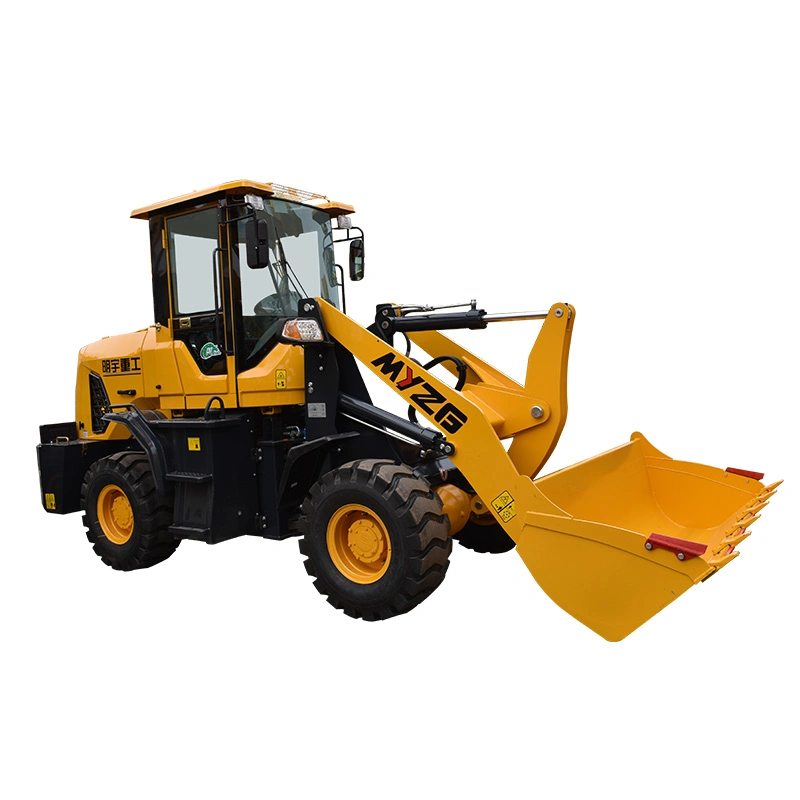 Chinese Myzg Zl928z CE/ISO Construction Machinery 1.6t/Ton Torque Converter Boom/Payloader/Wheel Loader Price with Grapple/Mulcher/Log Clamp