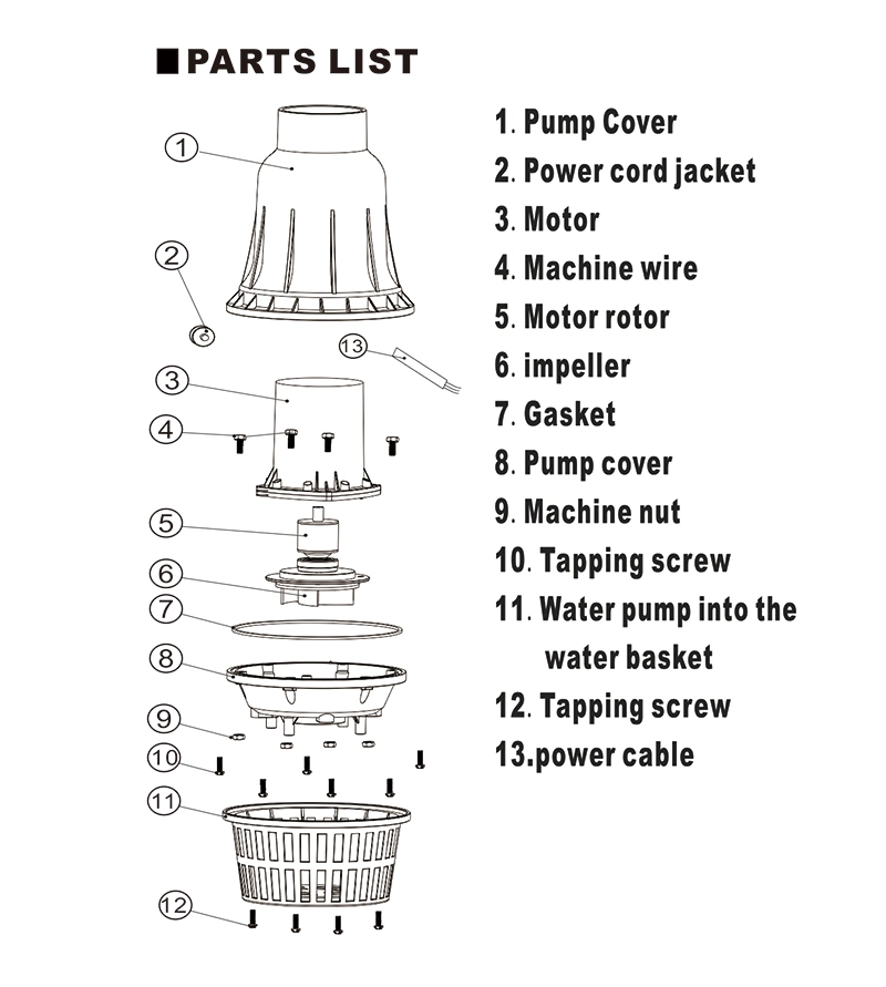 35000lph Water Pump 220W for Koi Ponds and Gardens