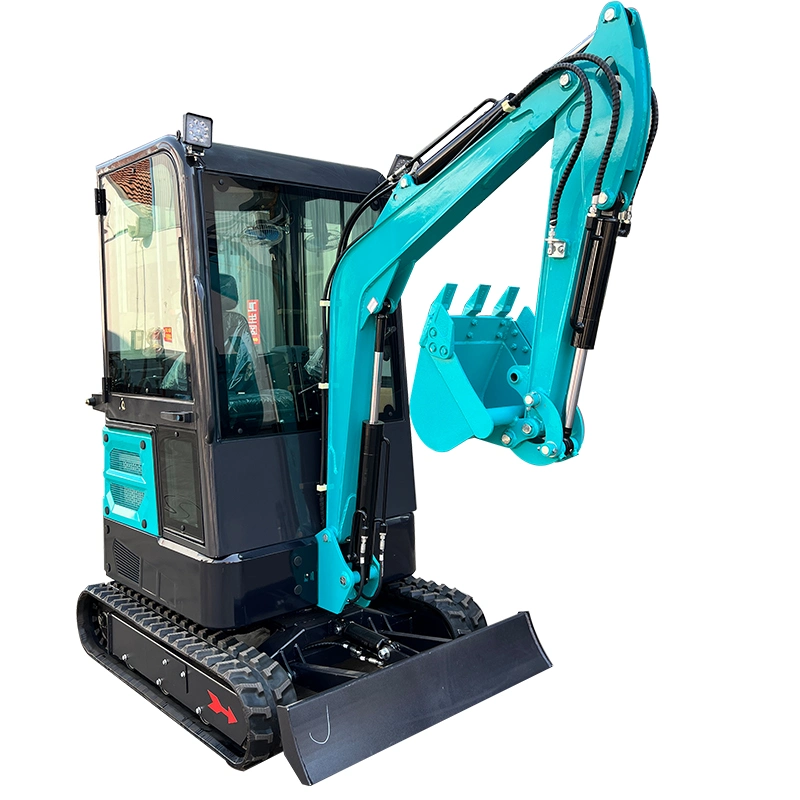 China Titan brand cheap price 1 ton 1.2 ton crawler mini excavator excavator can add air conditioner