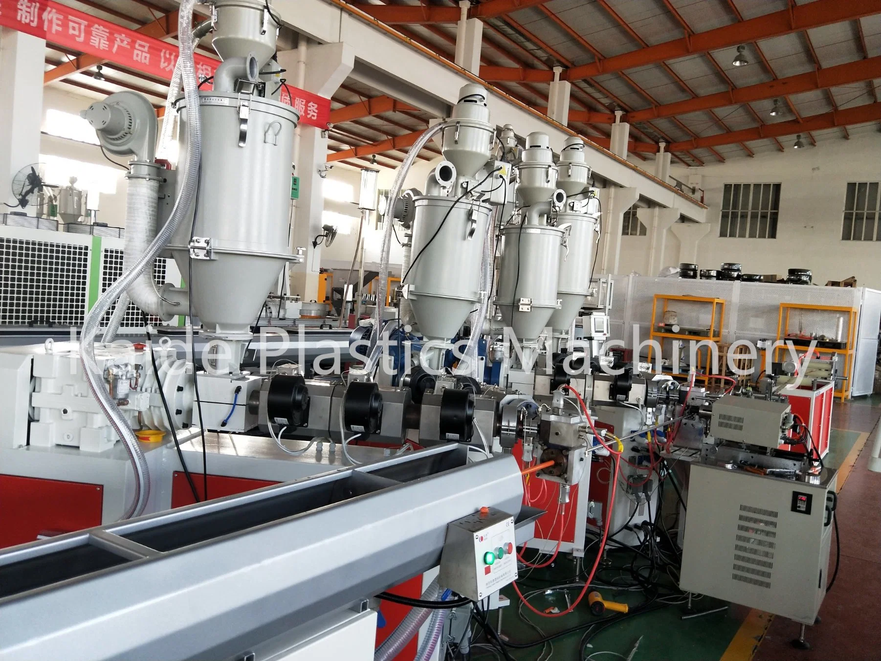 CE Approved Packaging Machines for Aluminum Steel Pipe Plastic Film Packing Machine