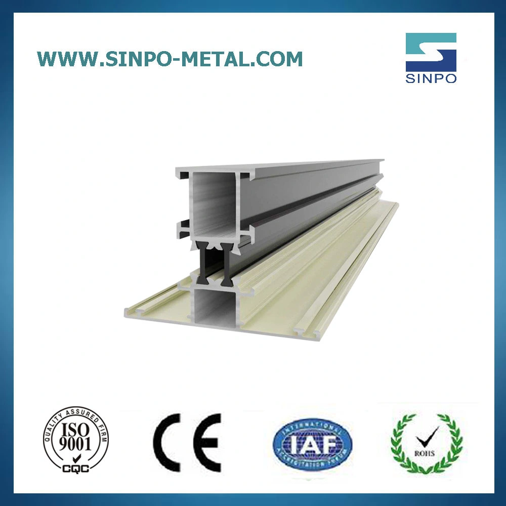 OEM Al6063-T5/T6 Electrophoresis Coating Aluminum Profile for Building Material/Construction Parts