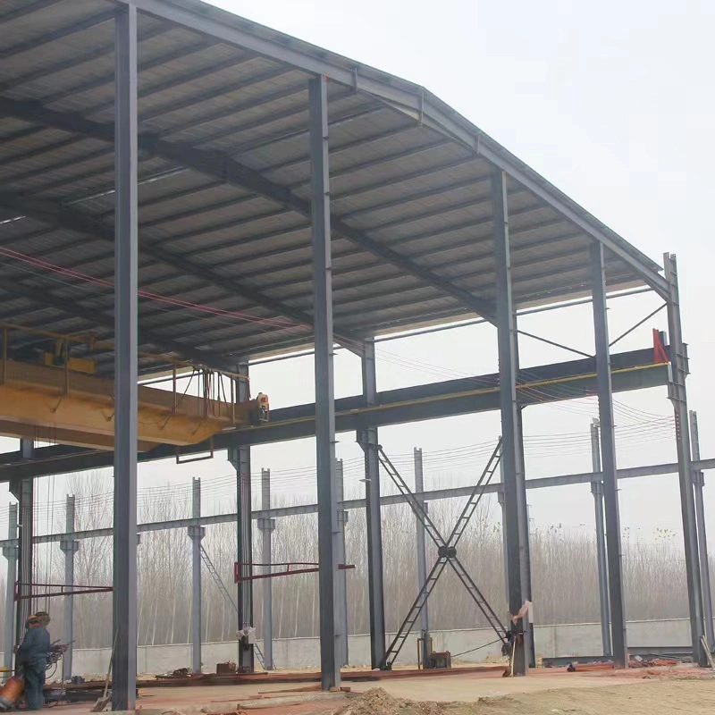 Construction de structure en acier préfabriquée à assemblage rapide