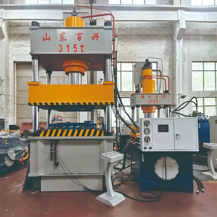 Deep Drawing Press Hydraulic Metal Press Machine 4 Column Hydraulic Deep Drawing Press Machine for Metal Sheet Forming