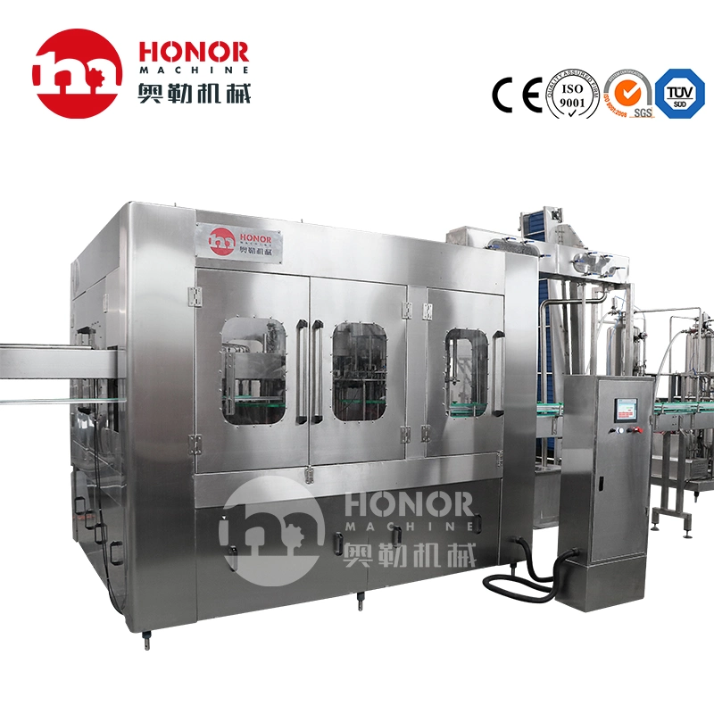 High Power Filling Sealing Device for Carbonated Drink/Mineral Water/Juice Production Line