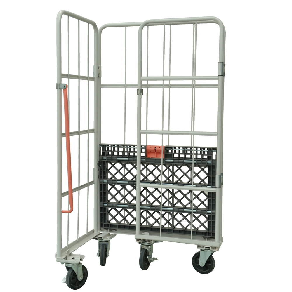 Logistics Industrial Laundry Folding Warehouse Container Cage Roll Containers Trolley