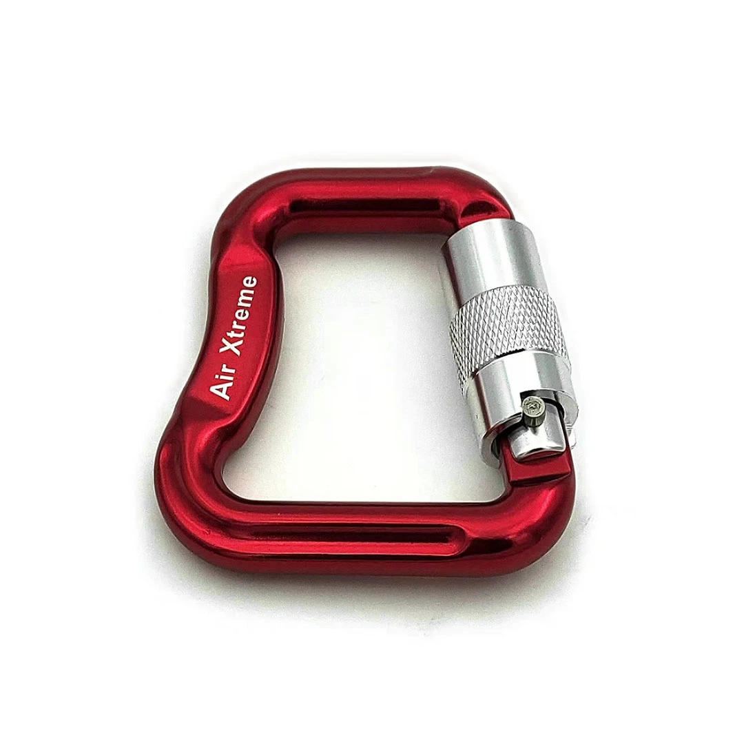 CE Certified D-Shape Screw Gate Colorful Carabiner for Safety Climbing Working at Height