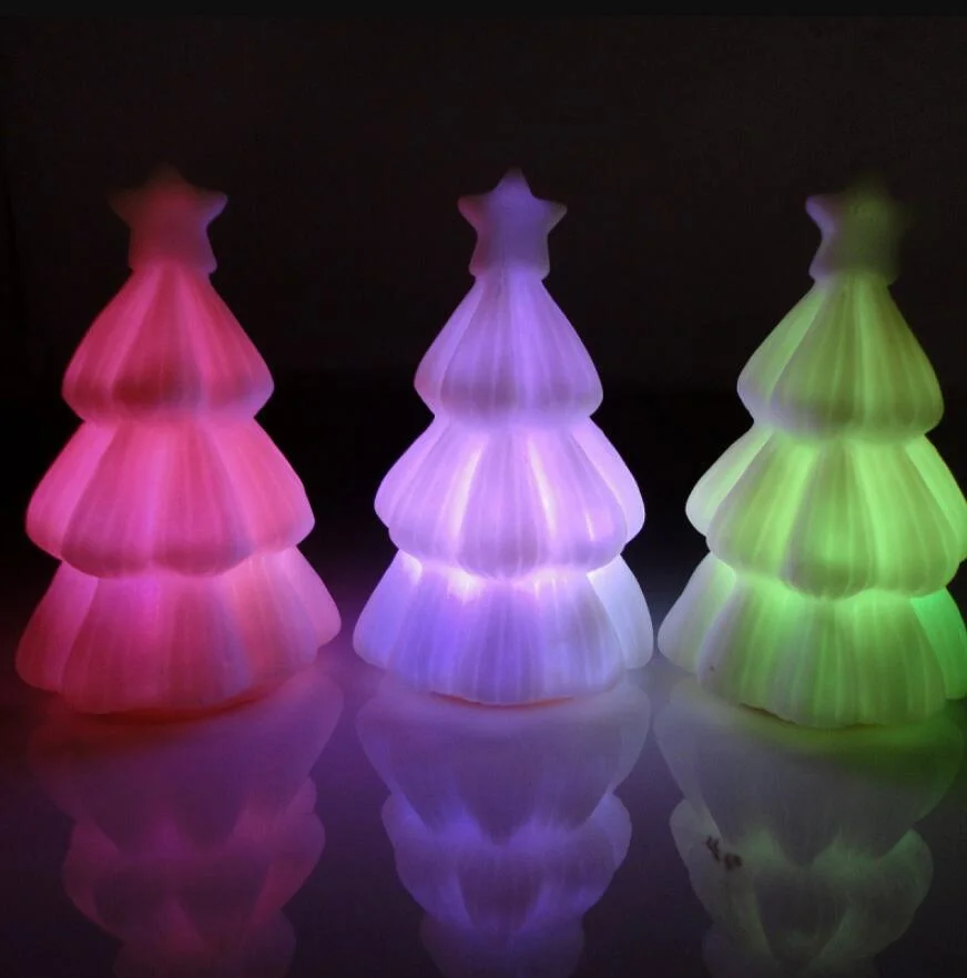 2020 Beautiful Colorful LED Christmas Tree Night Light