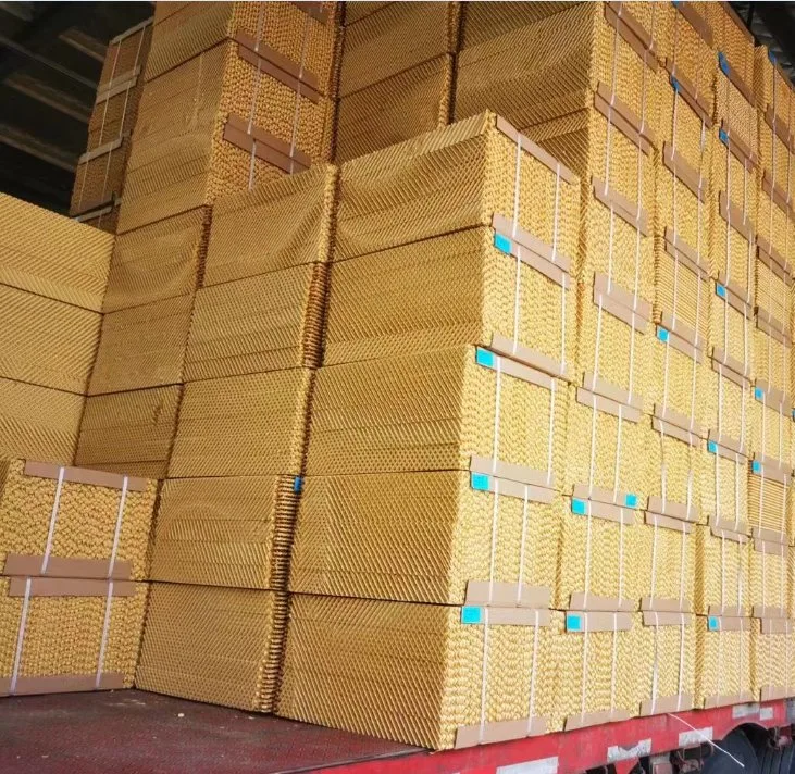 Colored Evaporative Cooling Pad Wall for Poultry Farm with Aluminum Alloy Frame