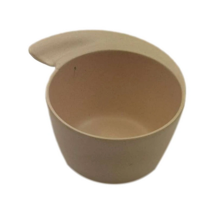 Niche Design Sense Degradable Tableware Bamboo Fiber Children&prime; S Wide Handle Dinner Bowl