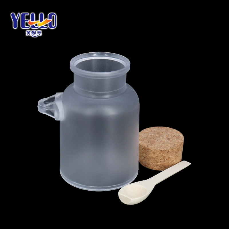 Wholesale/Supplier Large 500ml Wide Mouth Frosted Plastic Bottles for Bath Salt with Stopper