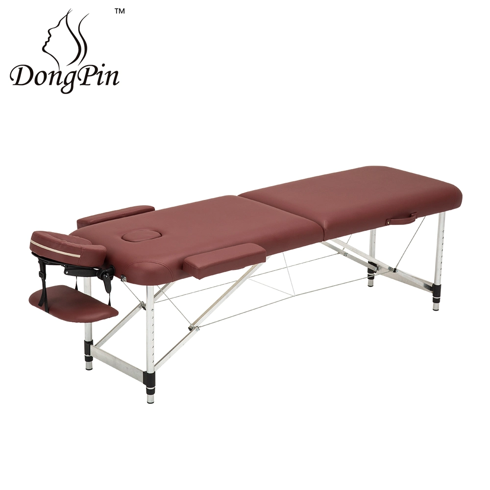 Beauty Aluminum Folding Massage Table Facial Bed Jade Massage Bed Portable