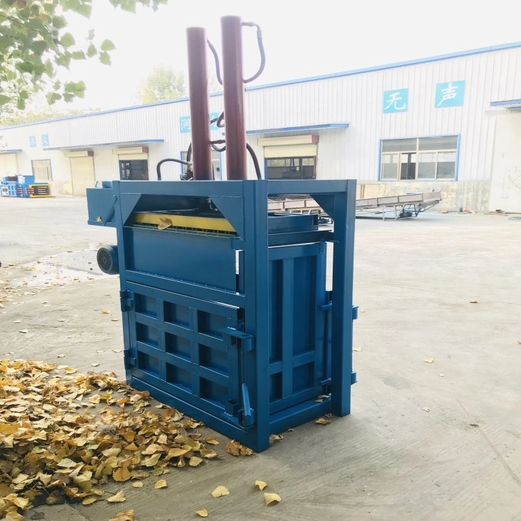 Vertical Baling Press Machine with Pneumatic System for Tarpaulin, Fabric, Clothing, and Woven Bags