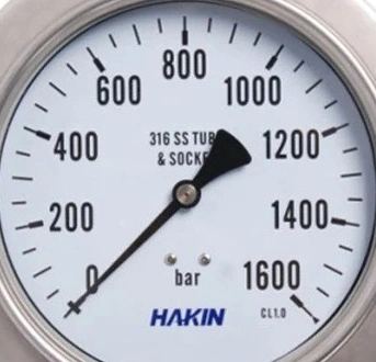 Manómetro de ultra alta presión de 60/100/150/200/250 mm