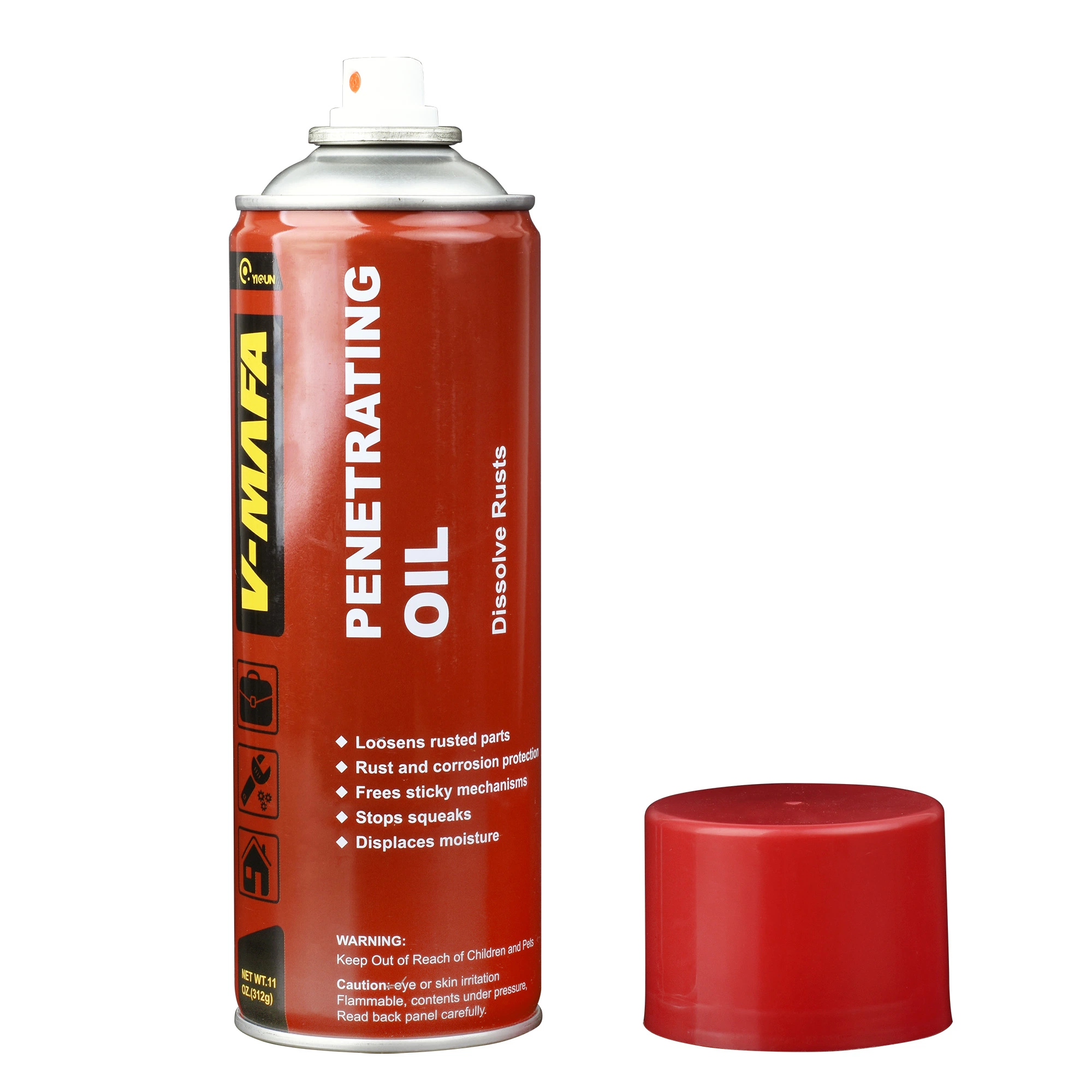 Óleo Penetranting automotivos anti ferrugem spray lubrificante spray removedor de ferrugem