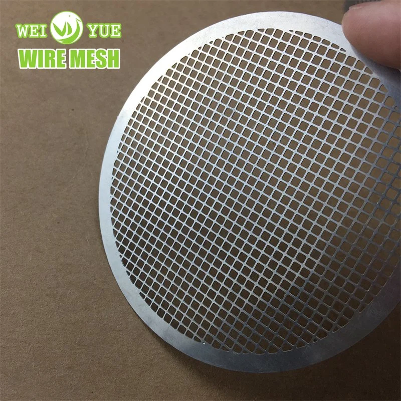 Stainless Steel Metal Parts for Audio Speakers Decorated with Microporous Mesh by Photochemical Etching Mesh