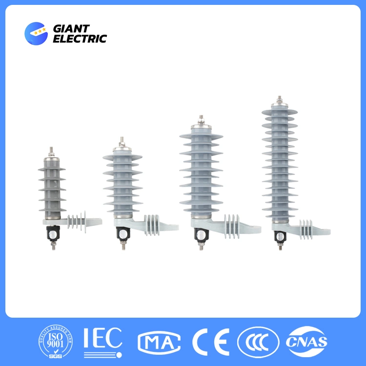 High Voltage 10kv Metal Oxide Lightning Arrester/Surge Arrester