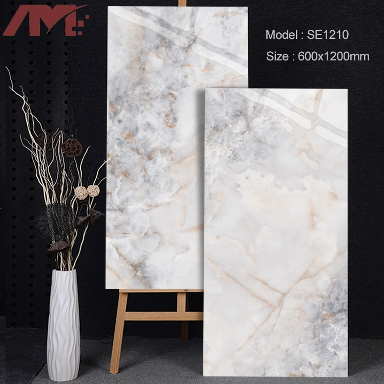 Klassische Marmor-Look Glasierte Keramik Sintered Stone Fliesen Big Size 600*1200mm