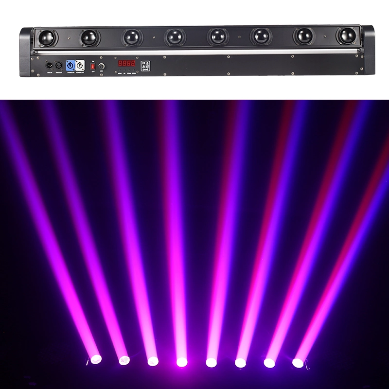 Professional Show Party Light Equipment RGBW 8 Eyes LED Laser Light for DJ Disco Bar Stage