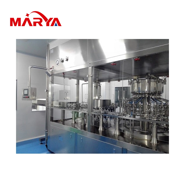 Customized Computerized Automatic Laboratory 1000-21000bph Glass Bottle IV Filling Factory