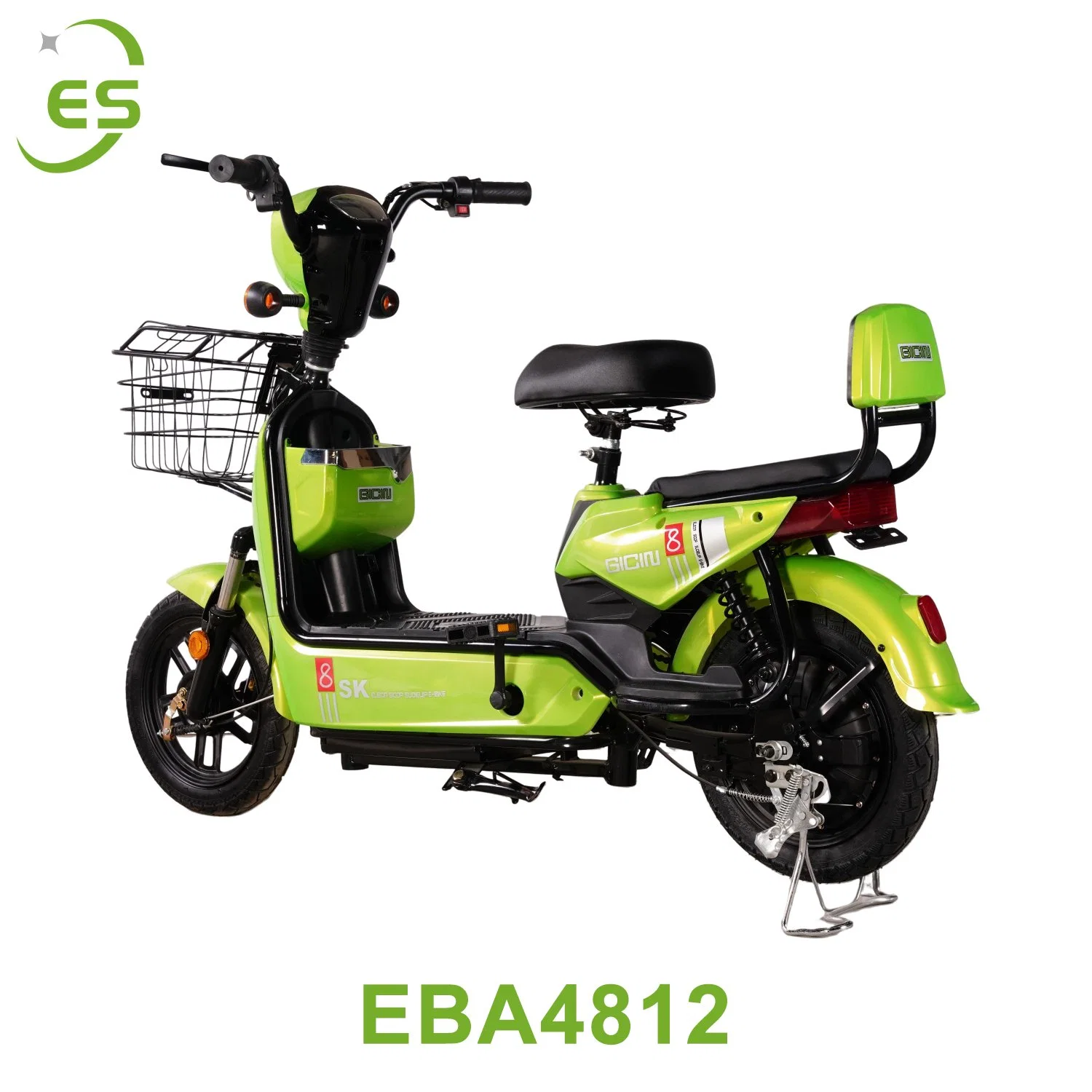 2023 Electric Motorcycle 48V 350W Carbon Steel Anti-Theft Alarm Powerful Battery Life Electric Bicycle Scooter