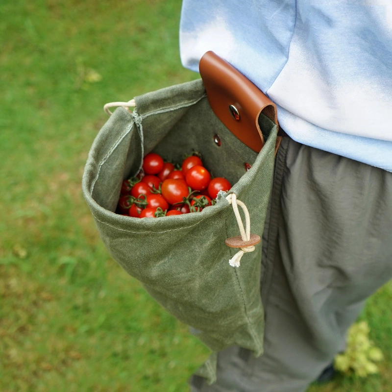 Waist Pack Fanny Pack Outdoor Camping Foraging Pouch Bag Collapsible for Hiking Picnic Treasures Mushrooms Shells Wyz16047