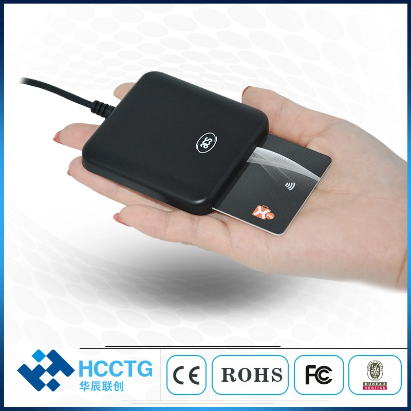 البيع الساخن Mini Mobile من النوع A شريحة IC ISO 7816 قارئ البطاقات الذكية USB EMV (ACR39U-U1)