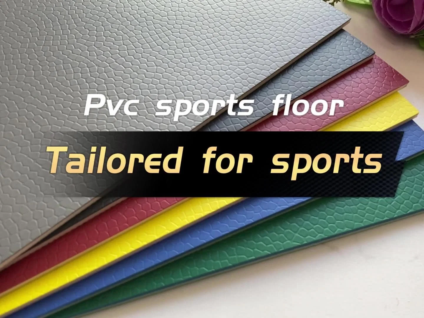 3.5mm Anti-Slip PVC Sports Flooring for Basketball Stadium