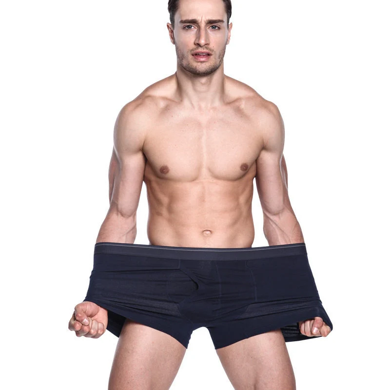 Custom 95% coton 5% Spandex sous-vêtements pour Homme plus taille Sous-vêtements boxers sous-vêtements pour hommes