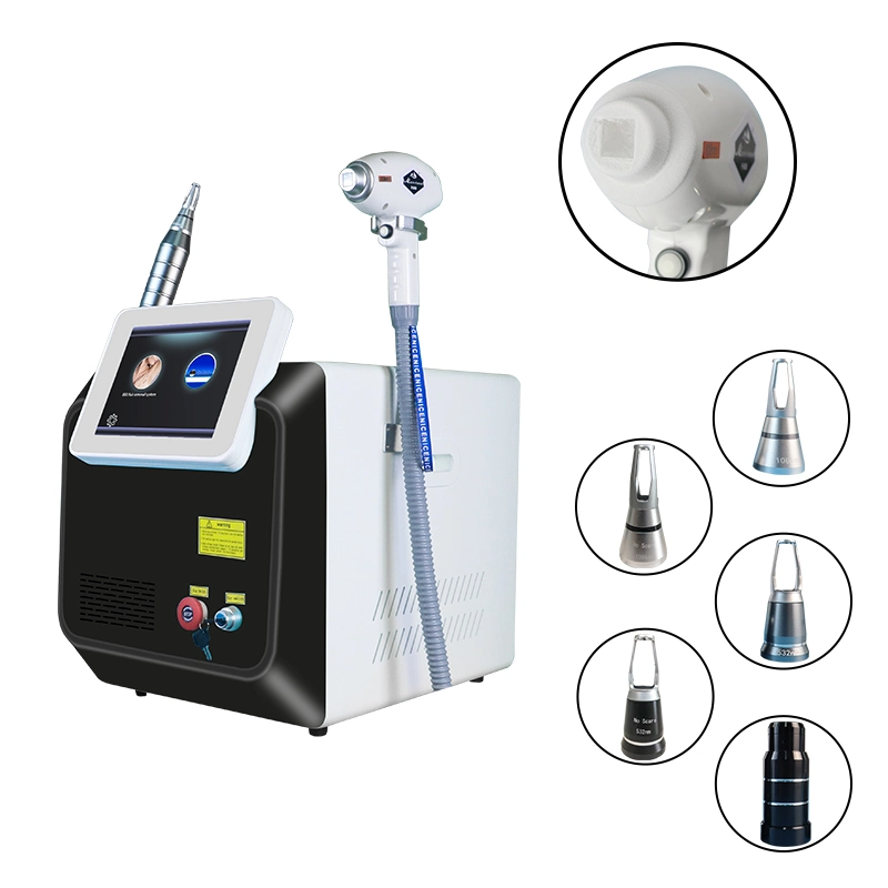 Multifonction 2 en 1 laser Beauté machine Diode laser cheveux Retrait et retrait des tatouages au laser de la picoseconde