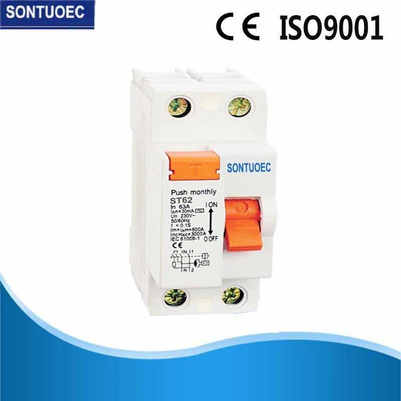 F360 Автоматический выключатель тока утечки RCCB Электронный или магнитный тип