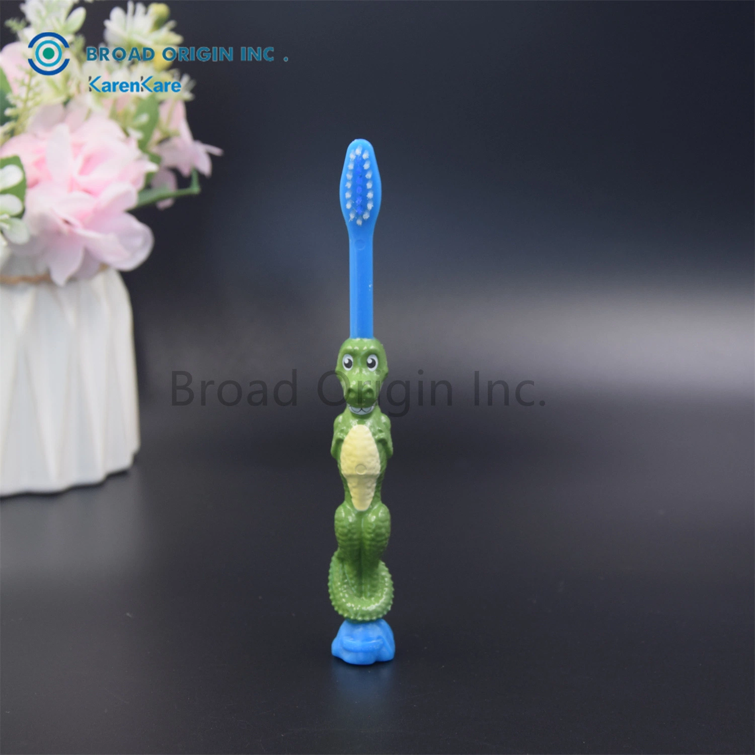 DuPont caractère Crocodile brosse à dents à poils doux brosse à dents pour les enfants Baby Care