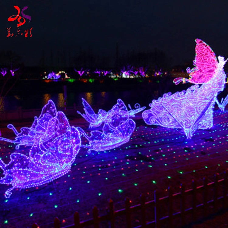 Christmas Decoration Lights Large Size Outdoor LED Street 3D Motif Light Holiday Decoration