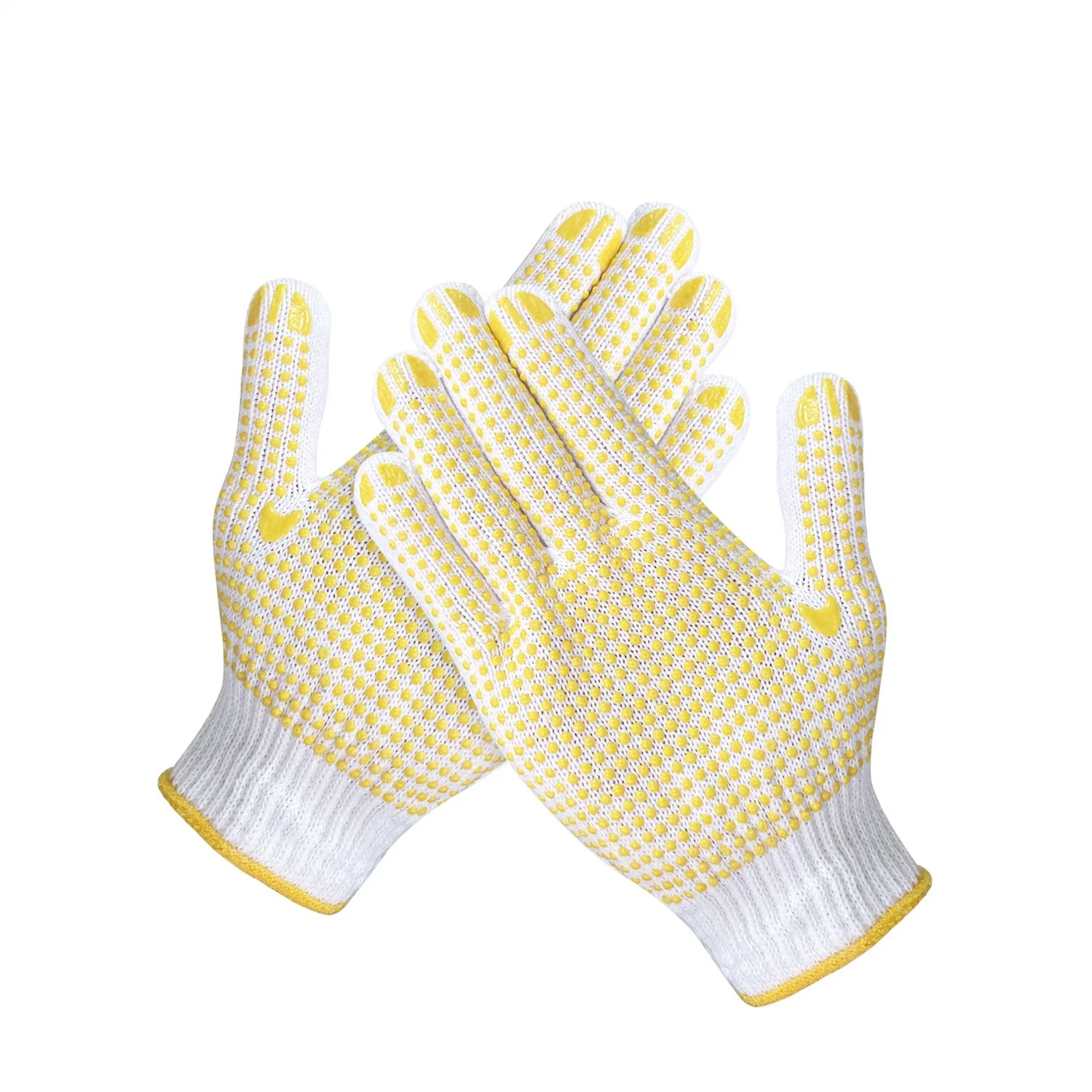 Factory Direct Sale Safety Work Gloves Single Sided PVC Coated Gloves