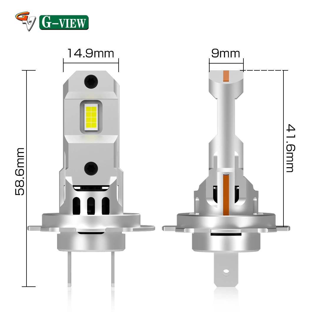 G-View GMX Factory Price High quality/High cost performance H1/H3/H4/H8/H9 LED Auto Headlights H11 LED H7 Led Headlight