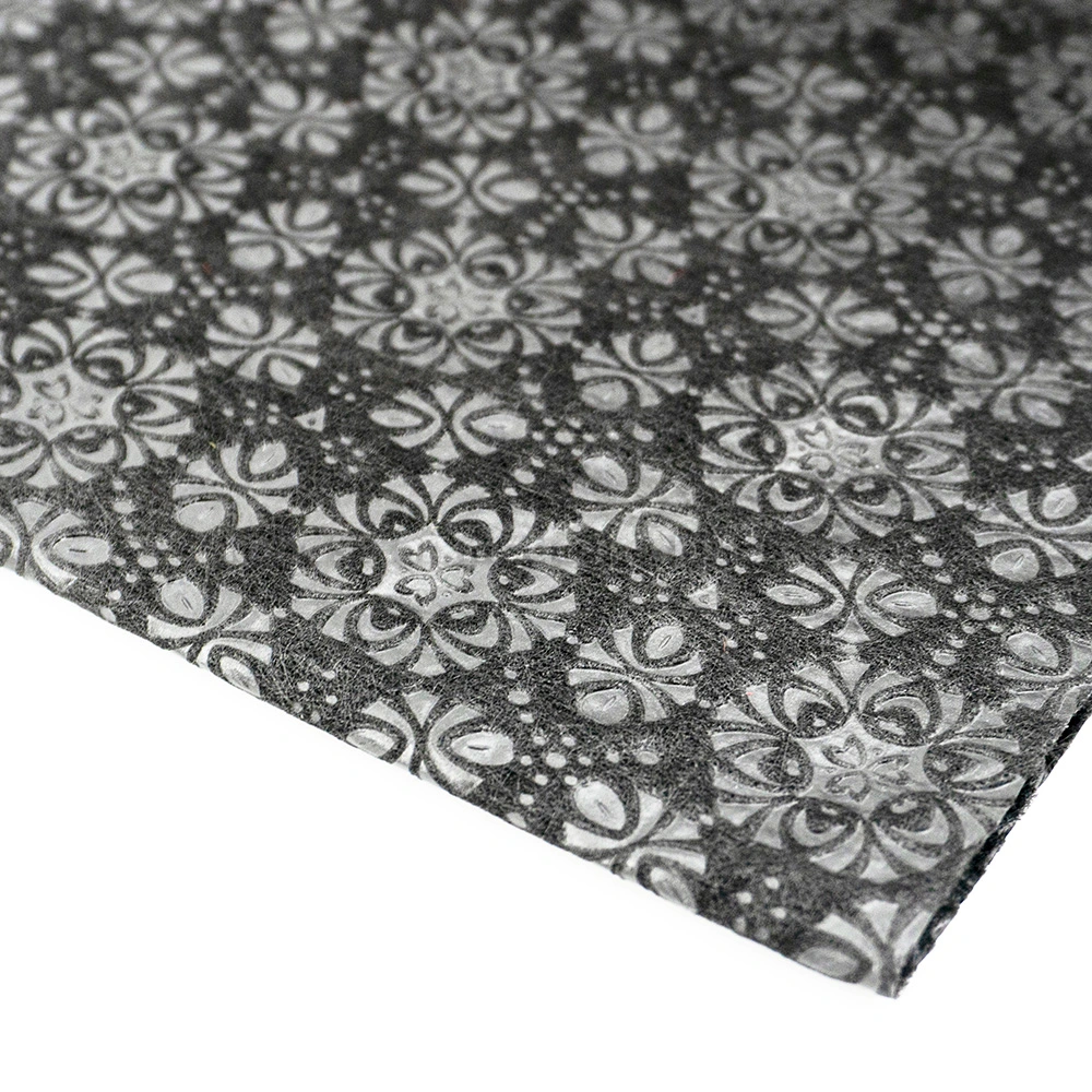 Black 2022 Snow Embossing Cloth for Bag