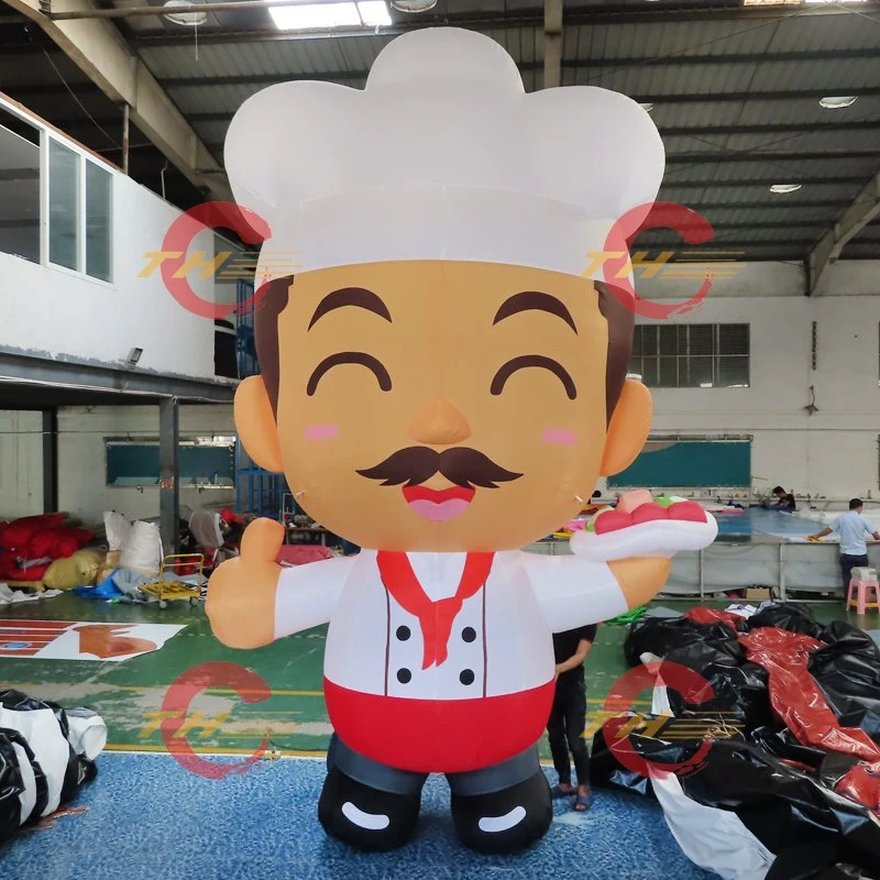 6m Tall Giant Inflatable Cartoon Chef