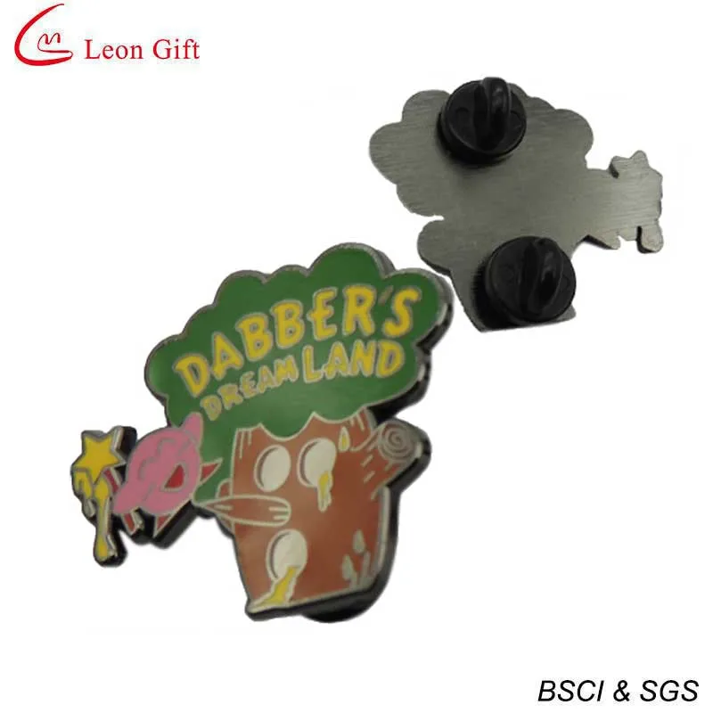 Custom Logo with Rubber Sublimation Soft and Hard Enamel Hard Enamel Metal Lapel Pin