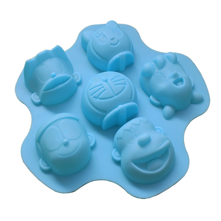 Manufacturer Wholesale/Supplier Doraemon Cartoon Silicone Mold for Candle Soap Cake Making