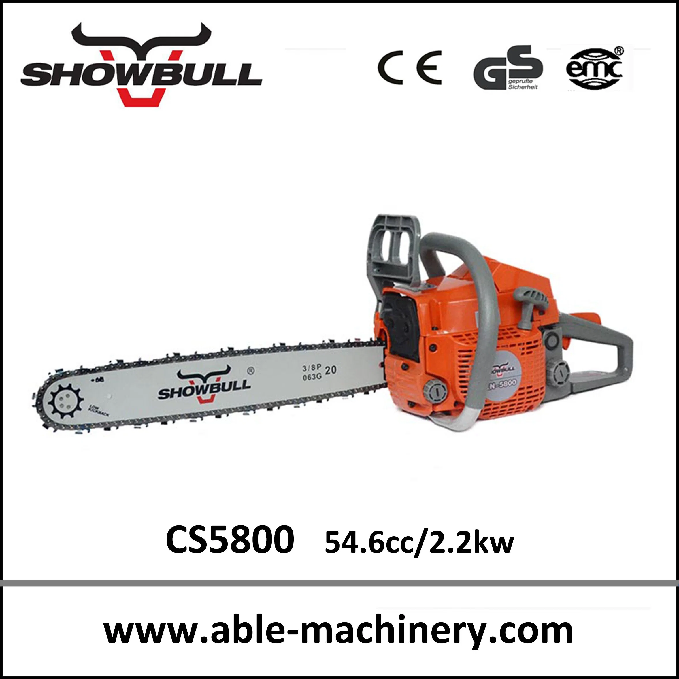 New Type Nice Design Garden Tool Stable Engine 5800 Chainsaws Chain Saw with CE